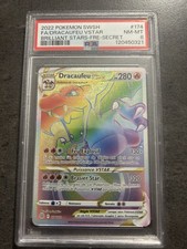 Carte Pokémon Dracaufeu VStar 174/172 PSA 8 - Stars Étincelantes