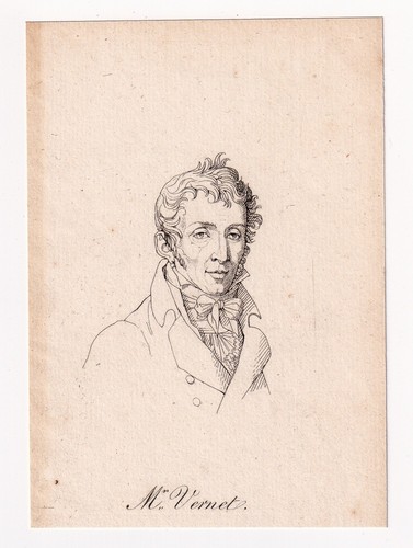 Portrait xixe carle - portrait, vernet