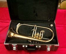 bugle yamaha si bmol bicolore+embouchure Arnolds&sons+etuis
