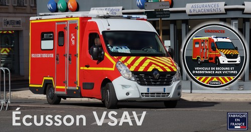 écusson vehicule secours - Écusson, de