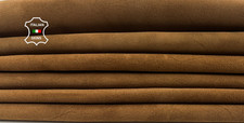 Marron Daim Épais Italien Peau de Chèvre Cuir Cache 3 skins 12sqf 1.1mm C5917