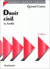 Droit civil : La Famille, tome