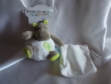 Doudou hippopotame fourrure