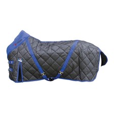 CATAGO Stand Plafond, 300g - Noir/Bleu - 125 CM Couverture Cheval Stable Plafond