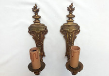 Superbe paire d'appliques en