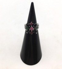 JOLIE BAGUE FLORALE/ ARGENT/