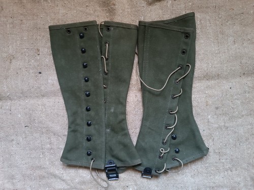 Guêtres army m1938 toile - guêtres,