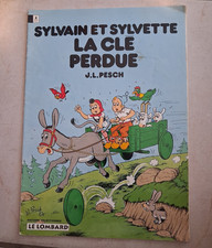 LIVRE - BD  "  SYLVAIN ET SYLVETTE - LA CLE PERDUE " -J.L.PESCH