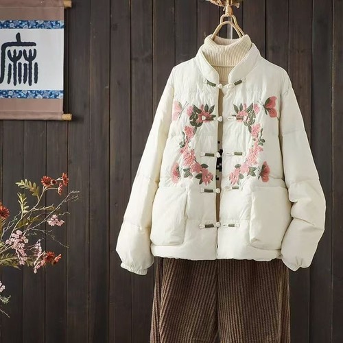 Femme chinois rétro bouton - chinois,