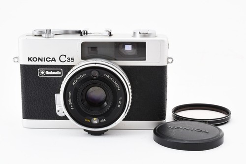 Konica c35 flash matic argent - flash,