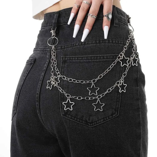 Collier pantalon punk - ⭐,