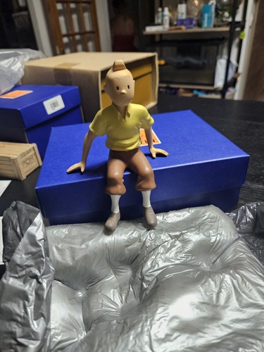 Figurine tintin assis - figurine, kuifje
