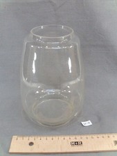 ancien verre de lampe tempête