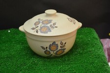 ANCIENNE POUBELLE DE TABLE FAÏENCE SOLOGNE DE ST AMANT PAS ASSIETTE 