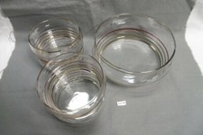 Service à fruits en verre