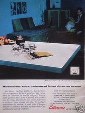 PUBLICITÉ CELAMINE LA VIE S'ILLUMINE TABLE ESCAMOTABLE 