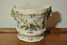 Bouquetière applique murale ancienne faience Roanne centre France 18 siècle