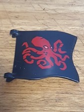 Grand drapeau Rouge Noir