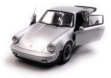 Maquette de Voiture Porsche 911 930 Turbo Argent Auto Maßstab 1:3 4-39 Ancienne