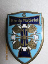 Insigne du 6ème Bataillon du Matériel Transmissions  Drago rue Béranger