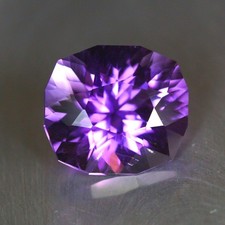 COUPE FANTAISIE 9,19 CT 14 X 12 MM, PIERRE PRÉCIEUSE AMÉTHYSTE VIOLETTE 100...