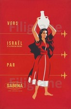 Affiche poster sabena - affiche,