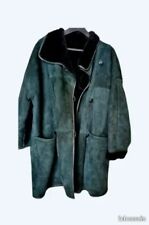 Manteau d'hiver en peau lainée