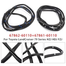 2X Front Door Rubber Seal Set