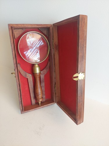 Ancien coffret bois blason - coffret,