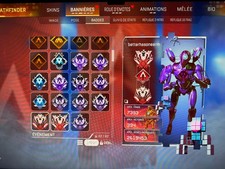 compte apex legends double badge pred + hairloom + badge de participation algs