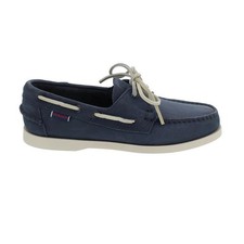 Sebago Docksides, Nubuck, Bleu-Navy, Hommes 7000GA0-908 Dunkelblau