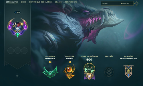 Compte league legends - league, euw