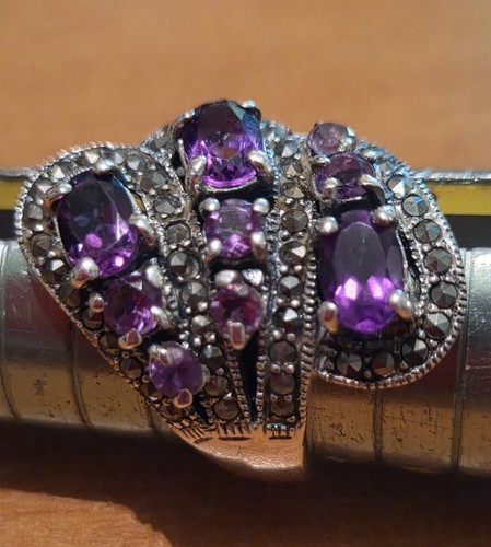 Bague art deco argent - ,