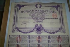 *RARE* action  Automobiles ROLLAND PILAIN - 1923