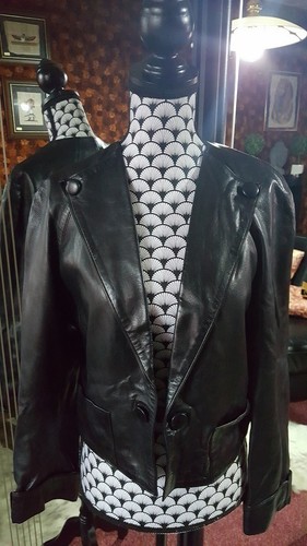 Veste courte cuir - courte,