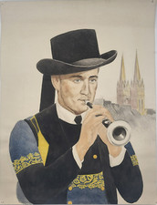 Quimper (Bretagne) - Joueur de