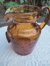 Joli Pichet Verre Soufflé Esprit Biot