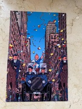 Carte postale 15x10 - carte, tintin