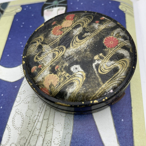 Poudrier rené coty décor - poudrier,