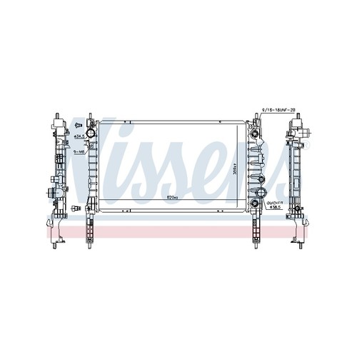 Radiateur eau moteur pour - radiateur,