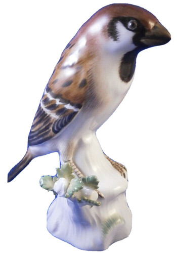 Figurine oiseau porcelaine - oiseau,