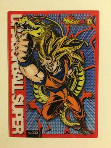 Dragon ball super clear card - clear,