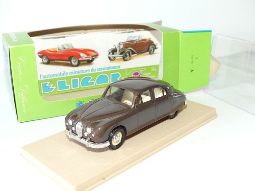 Jaguar mk1 1960 marron eligor - jaguar,