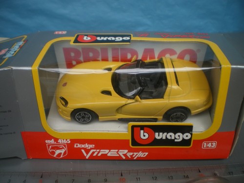 Dodge viper 10 jaune - 1/43,