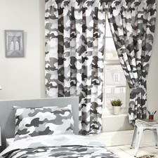 Rideaux Camouflage Gris