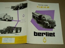 Prospectus Camion BERLIET TLM