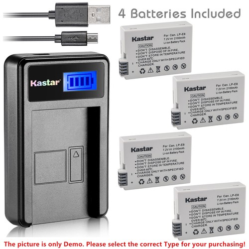 Kastar battery lcd charger - kastar,