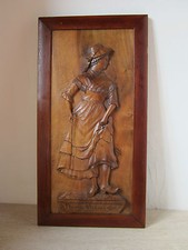 ANCIEN CADRE PANNEAU BOIS