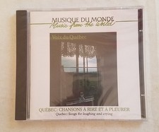 CD Quebec : chansons à rire et à pleurer - Voix du Quebec  neuf