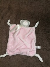 Doudou Plat Ours  Plume  rose Créations Tendres et Douces Kaloo Etat neuf